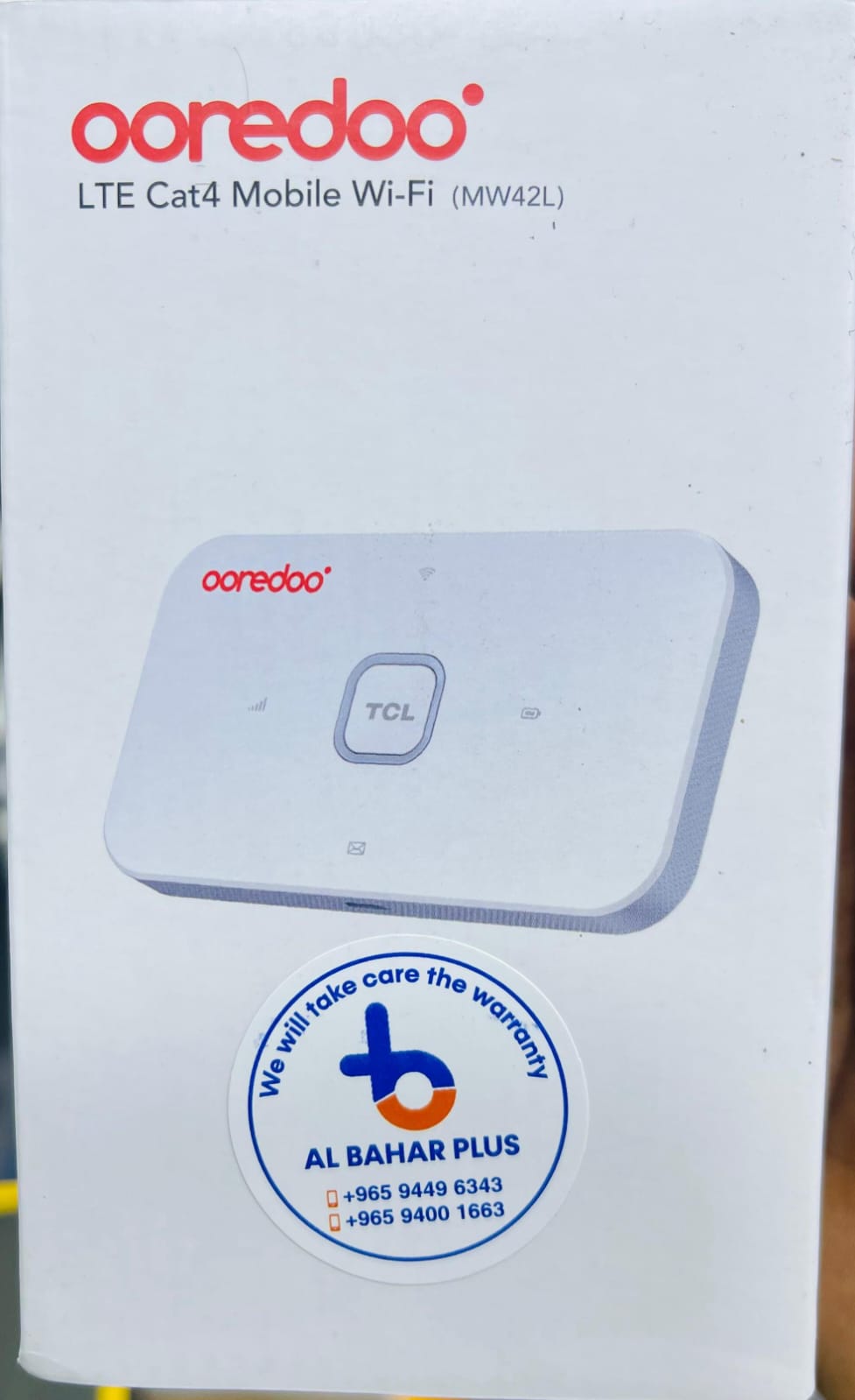TCL LTE Cat4 Mobile Wi-Fi Router (MW42L)