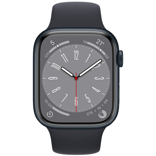 Apple Watch Series 8 GPS + Cellular 41mm with Sport Band - (Middle East Version)