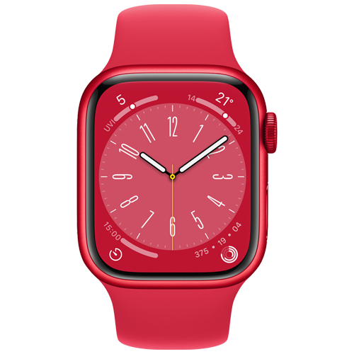 Apple Watch Series 8 GPS + Cellular 41mm with Sport Band - (Middle East Version)