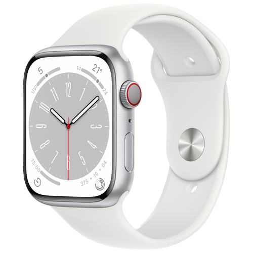Apple Watch Series 8 GPS + Cellular 41mm with Sport Band - (Middle East Version)