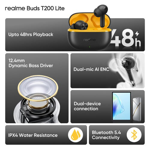 realme Buds T200 Lite (FIVE UNITS BUNDLE)