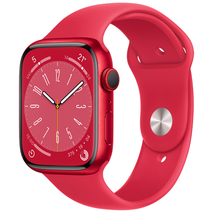 Apple Watch Series 8 GPS + Cellular 41mm with Sport Band - (Middle East Version)