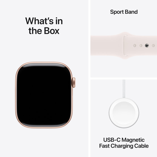 Apple Watch Series 10 GPS 42mm with Sport Band (English Edition)