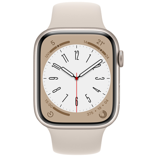 Apple Watch Series 8 GPS + Cellular 41mm with Sport Band - (Middle East Version)