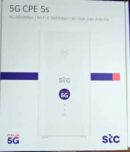 stc 5G CPE 5s Wi-Fi Router stc Locked