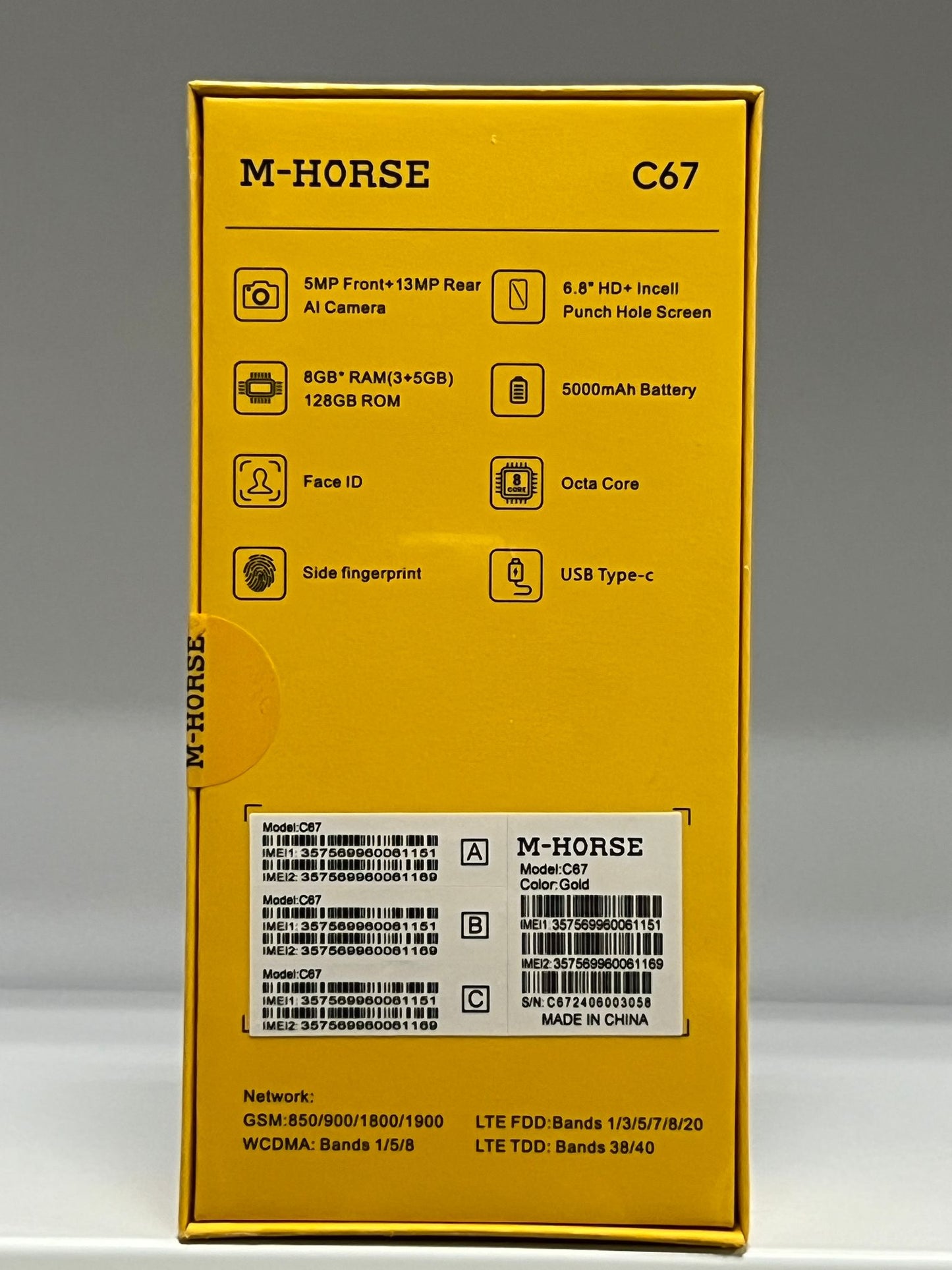 M-HORSE C67 (3GB+5GB/128GB)
