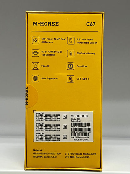 M-HORSE C67 (3GB+5GB/128GB)