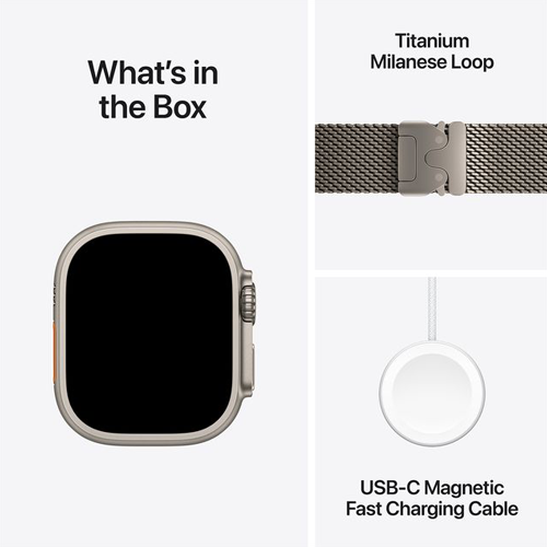 Apple Watch Ultra 2 GPS + Cellular 49mm with Milanese Loop (English Edition)