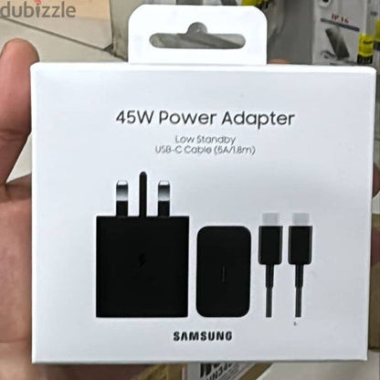SAMSUNG 45W Power Adapter USB-C Cable (5A/1.8M)
